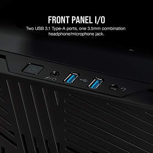 CORSAIR CARBIDE 275R Mid-Tower Gaming Case, Tempered Glass- Black (CC-9011132-WW) image