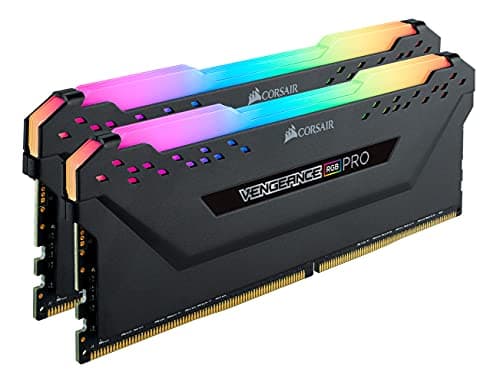 VENGEANCE® RGB PRO 32GB (2 x 16GB) DDR4 DRAM 3600MHz C18 Memory Kit — Black image