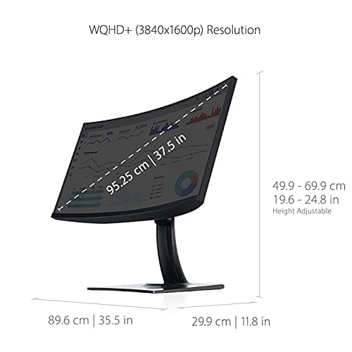 ViewSonic VP3881A Curved 38" 3840x1600 IPS Monitor image