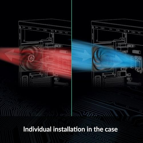 ARCTIC P8 Slim 80mm Black PWM PST 22.5 CFM image