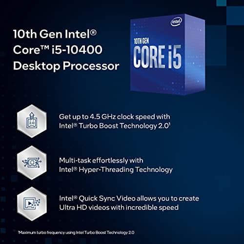 Intel Core i5 10400 2.9 GHz 6-Core LGA1200 image