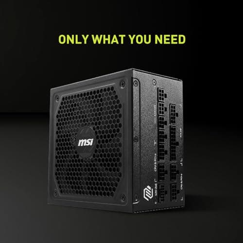 MSI MAG A1000GL PCIE5 Black 1000W Fully Modular 80+ Gold Certified image