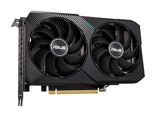 Asus DUAL MINI OC V2 GeForce RTX 3060 Ti LHR 8GB GDDR6 Black image