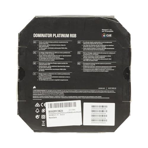 Corsair Dominator Platinum RGB DDR4-3600 CL18 64GB (4x16GB) image