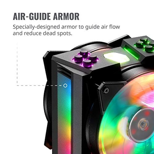 Cooler Master MasterAir MA410M Air 166mm 53.38 CFM Black image