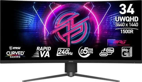 MSI MPG 346CQRF X24 Curved Gaming Monitor main image