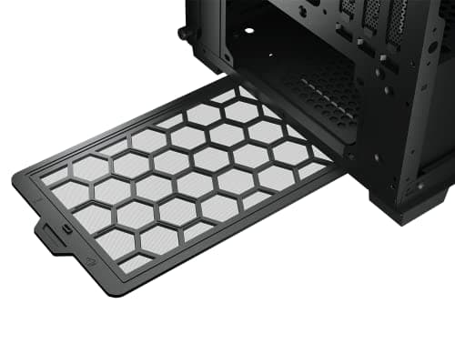 Cougar Duoface Pro RGB ATX Mid Tower Black with Tempered Glass Side Panel, USB 3.2 Gen 2 Type-C, USB 3.2 Gen 1 Type-A, and USB 2.0 Type-A image