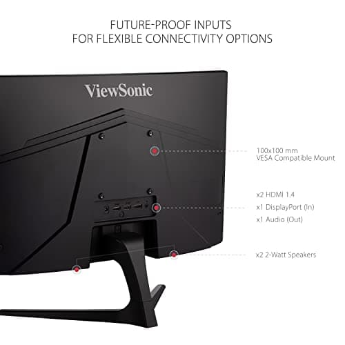 ViewSonic VX2418C 24" 1080p 165Hz VA Curved Monitor image
