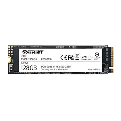 Patriot P300 128GB M.2 SSD PCIe 3.0 NVMe image
