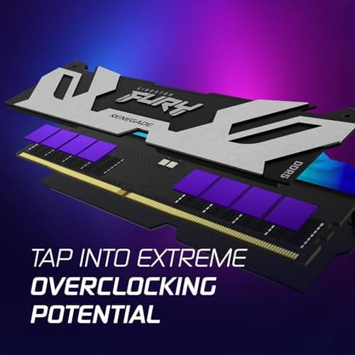Kingston Fury Renegade RGB Silver / Black DDR5-6000 CL32 32GB (2x16GB) image