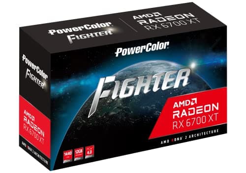 PowerColor Radeon RX 6700 XT Fighter 12GB GDDR6 Black image