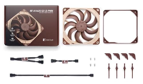 Noctua NF-A14x25 G2 140mm Brown LS-PWM PWM 48 CFM image