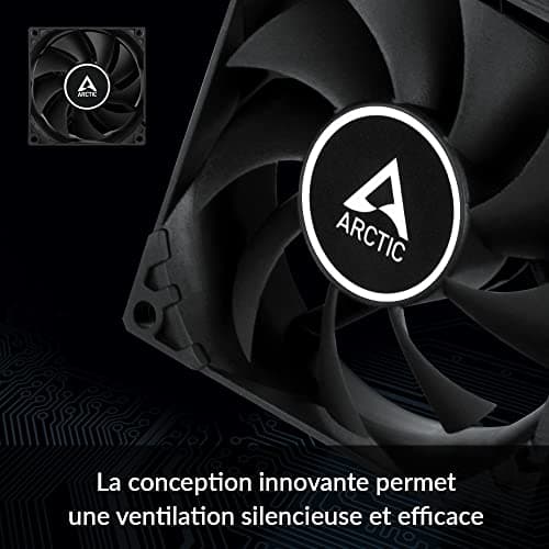 ARCTIC F8 80mm Black PWM PST image