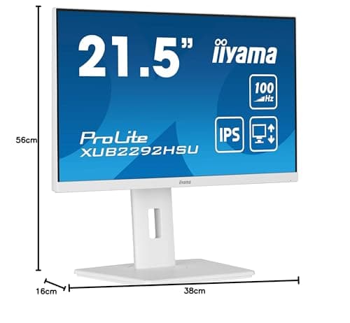 iiyama XUB2292HSU-W6 21.5" 1080p 100Hz IPS Monitor image