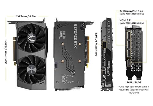 Zotac GAMING Twin Edge OC GeForce RTX 3060 12GB GDDR6 Black image