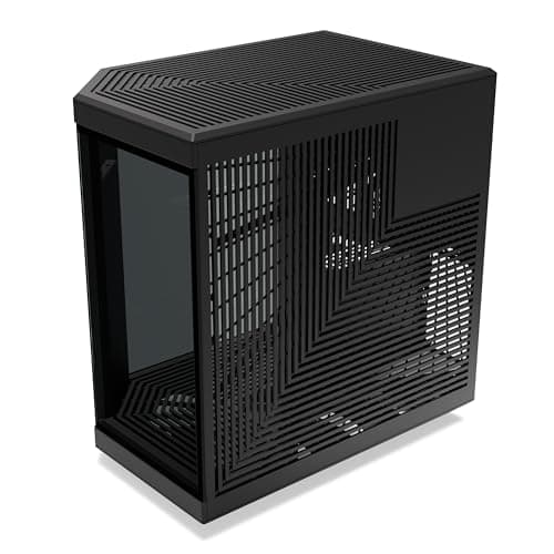 HYTE - Y70 touch infinite Dual Chamber ATX Mid Tower Modern Aesthetic Case With Integrated 2.5K IPS Touchscreen - Pitch Black image