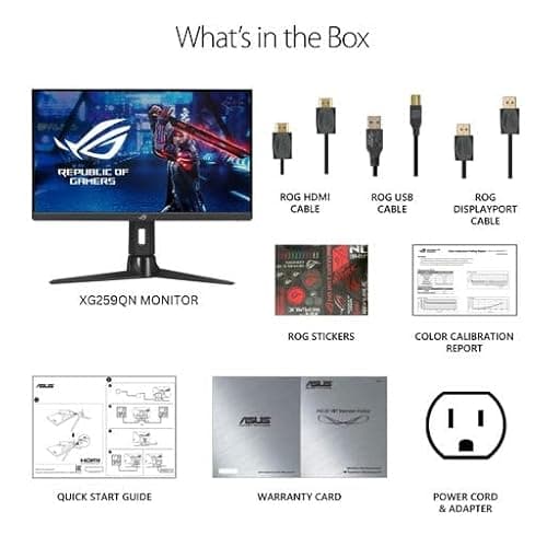 Asus ROG Strix XG259QN 24.5" 1080p 380Hz IPS Monitor image