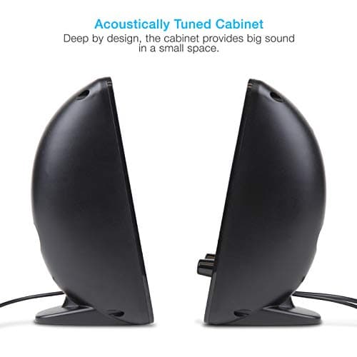 Cyber Acoustics Curve Sonic 2.0 3 W Speaker System image