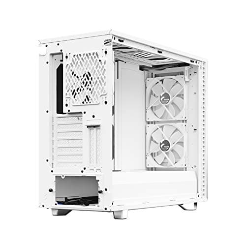 Fractal Design Define 7 White Solid Brushed Aluminum/Steel E-ATX Silent Modular Mid Tower Computer Case image