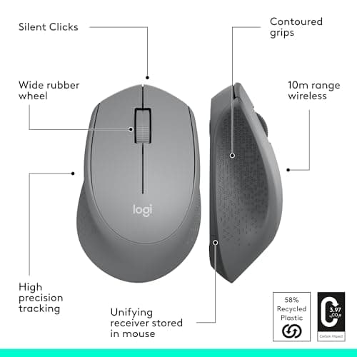 Logitech M330 Silent Plus Wireless Optical Mouse image