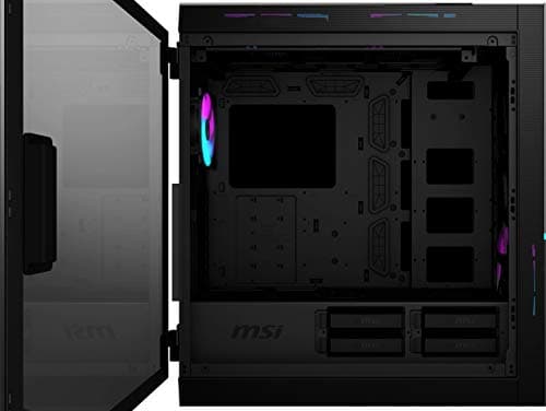 MSI MPG SEKIRA 500X ATX Mid Tower Black Tempered Glass Side Panel image