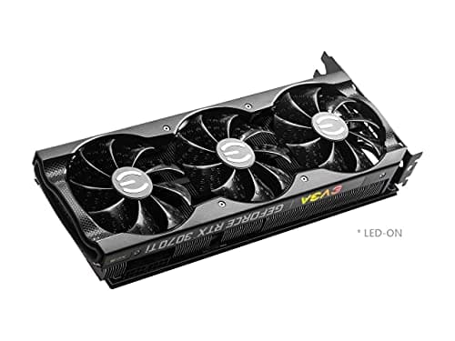 EVGA XC3 ULTRA GAMING GeForce RTX 3070 Ti 8GB GDDR6X Black image