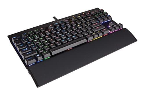 Corsair K65 RGB RAPIDFIRE Cherry MX Speed Silver Wired Gaming Keyboard image