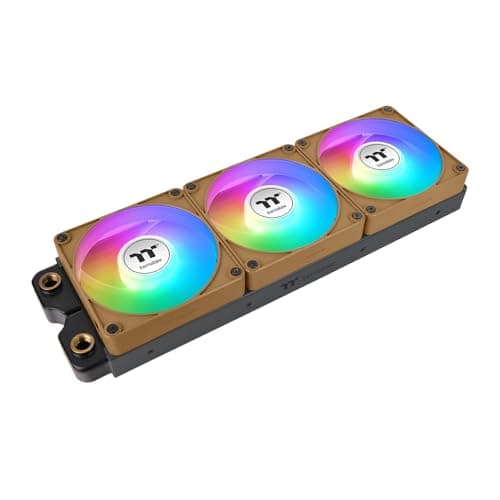 Thermaltake CT140 EX 140mm Brown ARGB Sync PWM 90.3 CFM 3-Pack image