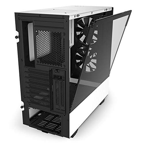 NZXT H510 Elite ATX Mid Tower White / Black Tempered Glass Side Panel, USB 3.2 Gen 2 Type-C, USB 3.2 Gen 1 Type-A image
