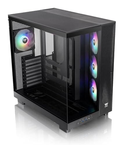 Thermaltake View 380 XL TG ARGB ATX Mid Tower Black Tempered Glass main image