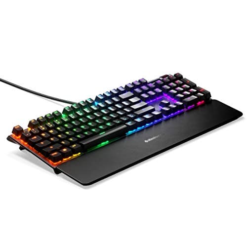 SteelSeries Apex 7 RGB Wired SteelSeries QX2 Red Mechanical Gaming Keyboard image