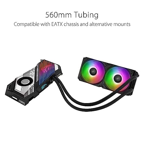 Asus ROG STRIX LC GAMING OC GeForce RTX 4090 24GB GDDR6X Black / Silver image