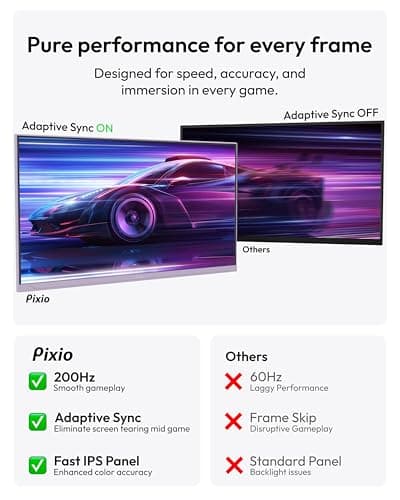 Pixio PX248 Wave 23.8" 1080p 200Hz IPS Monitor image