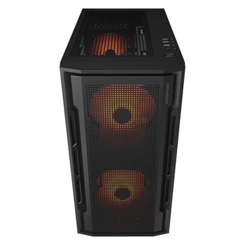 Cougar Uniface Mini RGB Micro ATX Mini Tower Black Tempered Glass, RGB image