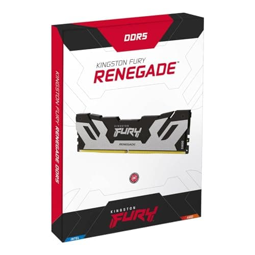 Kingston Fury Renegade RGB Silver / Black DDR5-6000 CL32 48GB (1x48GB) image
