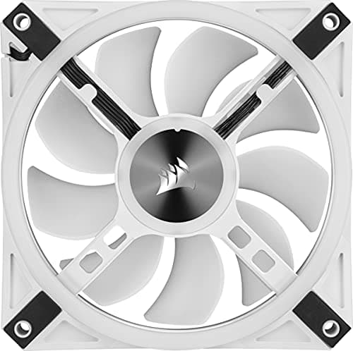 Corsair iCUE QL120 120mm White/Black PWM RGB 41.8 CFM image