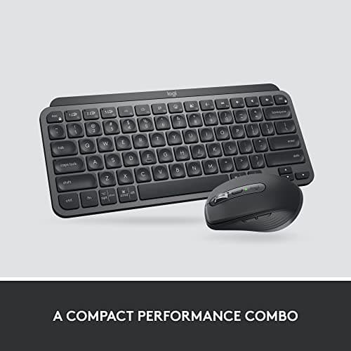 Logitech MX Keys Bluetooth/Wireless/Wired/Wired Mini Keyboard With Laser Mouse image