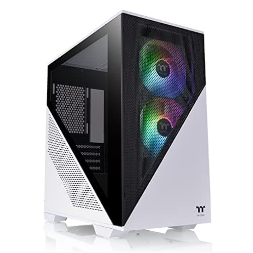 Thermaltake Divider 170 TG Snow ARGB Micro ATX Mid Tower White / Black Tempered Glass image