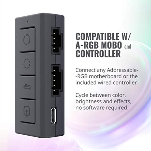 Cooler Master MasterFan MF120R ARGB 120mm 3 Fan Kit [R4-120R-203C-R1] image