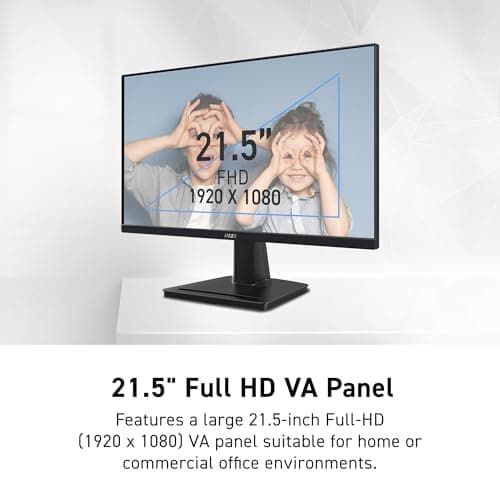 MSI PRO MP225V 21.4" 1080p 100Hz VA Monitor image
