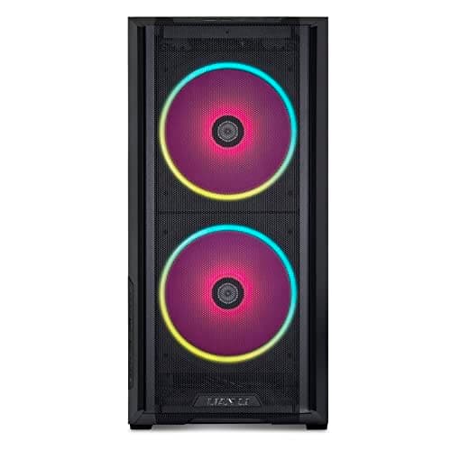 Lian Li LANCOOL 216 EATX Mid Tower Black Tempered Glass Side Panel RGB w/Controller image