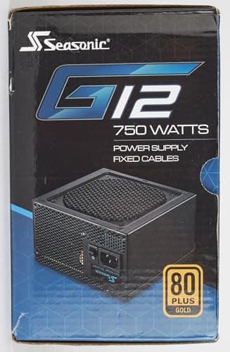 SeaSonic G12 GC Black / Blue 750W Non-Modular 80+ Gold image