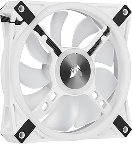 Corsair iCUE QL120 120mm White/Black PWM RGB 41.8 CFM image