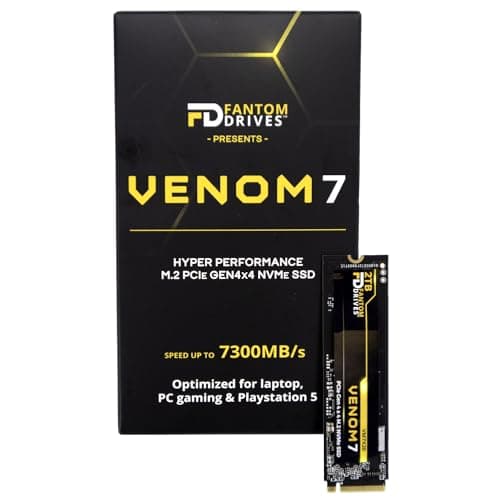 Fantom Drives VENOM7 2TB SSD M.2 PCIe 4.0 NVMe image