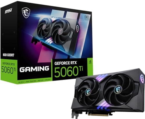 MSI GAMING OC GeForce RTX 5060 Ti 8GB GDDR7 Black main image