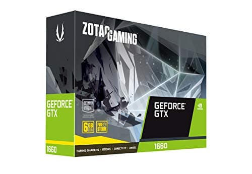 Zotac GAMING Twin Fan GeForce GTX 1660 6GB GDDR5 Black image