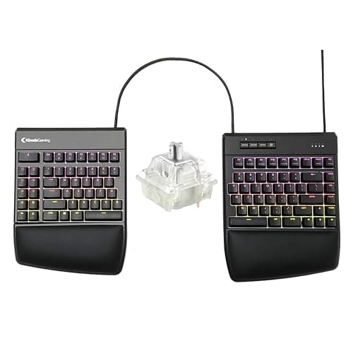 Kinesis Gaming Freestyle Edge RGB Wired Ergonomic Split Gaming Keyboard main image