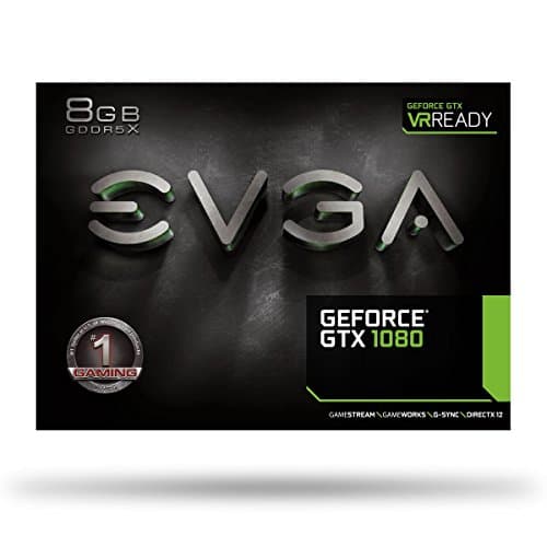 EVGA ACX 3.0 GeForce GTX 1080 8GB GDDR5X Black / Silver image