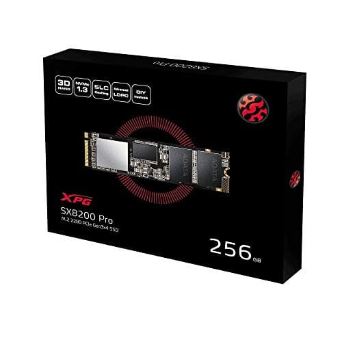 ADATA XPG SX8200 Pro 256GB M.2 SSD PCIe 3.0 X4 NVMe image