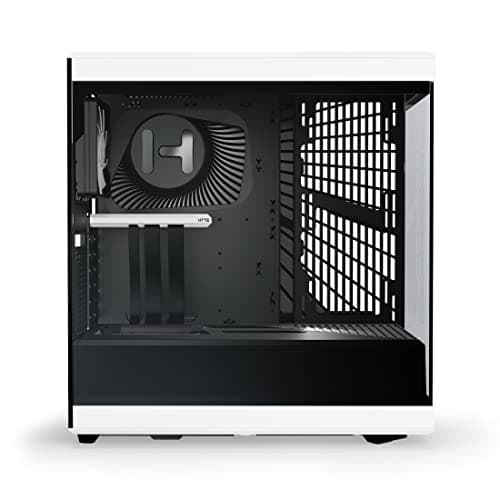 HYTE Y40 ATX Mid Tower White / Black with Tempered Glass Side Panel and USB 3.2 Gen 2 Type-C, USB 3.2 Gen 1 Type-A image